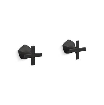 Kohler K-T27013-3-BL - Occasione Wall-Mount Bathroom Sink Faucet Cross Handle Trim