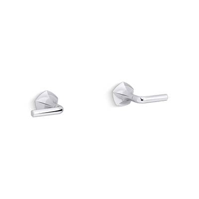 Kohler K-T27013-4-CP - Occasione Wall-Mount Bathroom Sink Faucet Lever Handle Trim