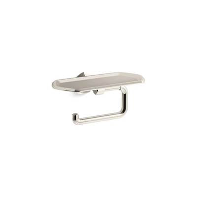 Kohler K-27128-SN - Occasione Toilet Paper Holder With Tray