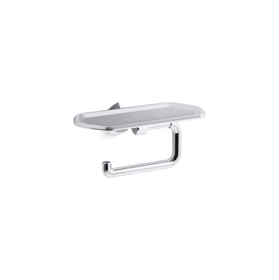 Kohler K-27128-CP - Occasione Toilet Paper Holder With Tray