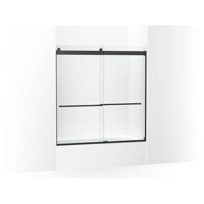 Kohler K-702420-L-BL - Levity Plus Frameless Sliding Bath Door, 61-9/16'' H X 56-5/8 - 59-5/8'' W, With 5/16''-Thick Crystal Clear Glass