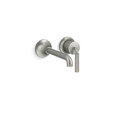Kohler K-26438-4-BN - Tonee Wall-Mount Single-Handle Bathroom Sink Faucet, 1.2 Gpm