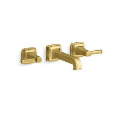 Kohler K-T26432-4-2MB - Riff Wall-Mount Bathroom Sink Faucet Trim, 1.2 Gpm