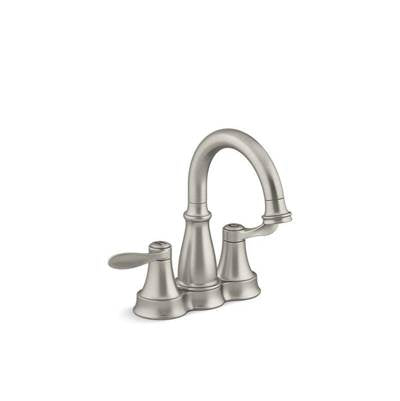 Kohler K-27378-4K-BN - Bellera Centerset Bathroom Sink Faucet, 1.0 Gpm