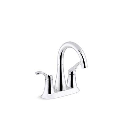 Kohler K-27388-4K-CP - Simplice Centerset Bathroom Sink Faucet, 1.0 Gpm