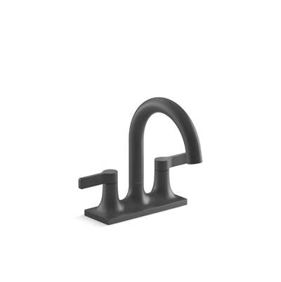 Kohler K-28124-4K-BL - Venza Centerset Bathroom Sink Faucet, 1.0 Gpm