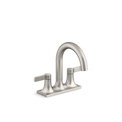Kohler K-28124-4K-BN - Venza Centerset Bathroom Sink Faucet, 1.0 Gpm