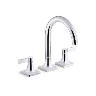 Kohler K-T28131-4-CP - Venza Deck-Mount Bath Faucet Trim
