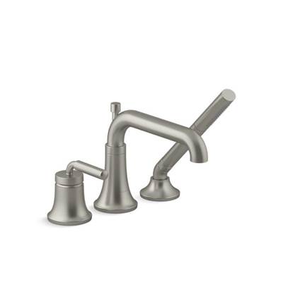 Kohler K-26441-4-BN - Tonee Deck-Mount Bath Faucet With Handshower