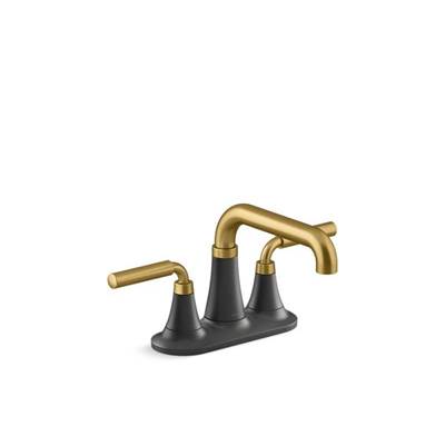 Kohler K-27414-4N-BMB - Tonee Centerset Bathroom Sink Faucet, 0.5 Gpm