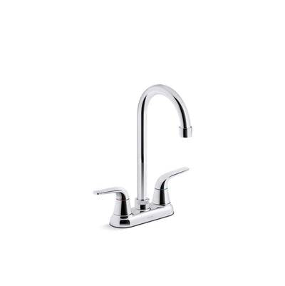 Kohler K-30617-CP - Jolte Two-Handle Bar Sink Faucet
