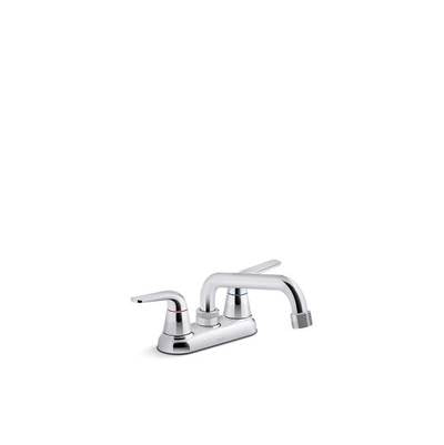 Kohler K-30619-CP - Jolte Two-Handle Utility Sink Faucet With 3/4'' Threaded Ght Spout