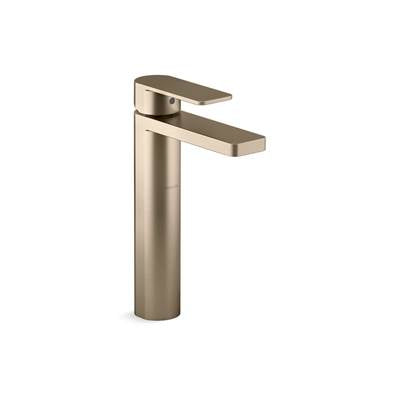 Kohler K-23475-4N-BV - Parallel Tall Single-Handle Bathroom Sink Faucet 0.5 Gpm