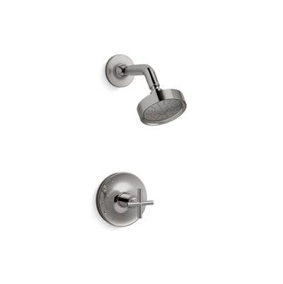 Kohler K-TS14422-3G-TT - Purist Rite-Temp Shower Trim Kit With Cross Handle 1.75 Gpm