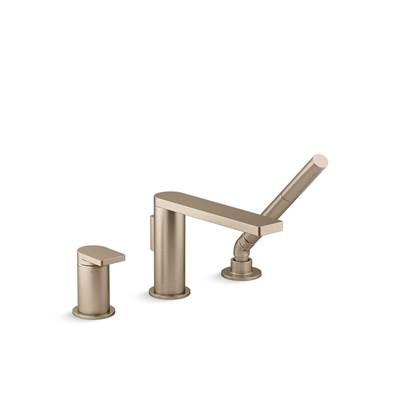 Kohler K-73078-4-BV - Composed Deck-Mount Bath Faucet With Handshower