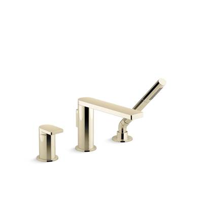 Kohler K-73078-4-AF - Composed Deck-Mount Bath Faucet With Handshower