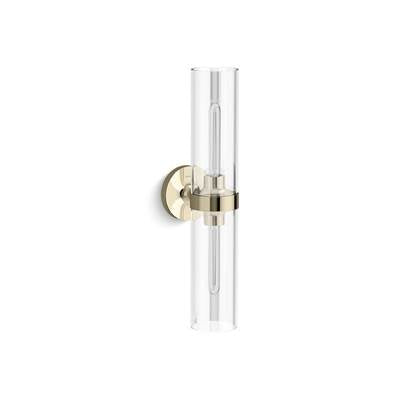 Kohler K-27263-SC02-AFL - Purist 22'' Two-Light Sconce
