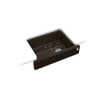 Kohler K-25785-CM2 - Cairn 29-3/4'' Undermount Single-Bowl Farmhouse Kitchen Sink With Short Apron