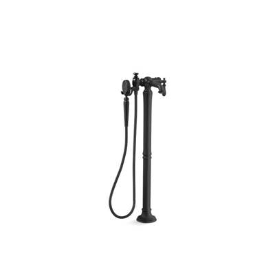 Kohler K-T72790-9M-BL - Artifacts Floor-Mount Bath Filler Trim With Handshower