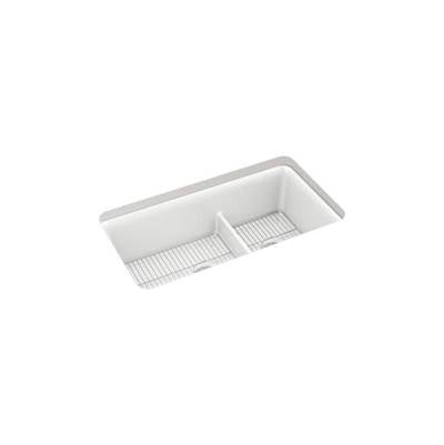 Kohler K-27786-CM6 - Cairn Smart Divide 33-1/2' Undermount Double-Bowl Kitchen Sink