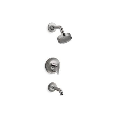 Kohler K-T14420-4G-TT - Purist Rite-Temp Bath And Shower Trim Kit With Push-Button Diverter And Lever Handle 1.75 Gpm