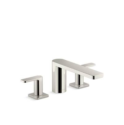Kohler K-27121-4-SN - Parallel Deck-Mount Bath Faucet