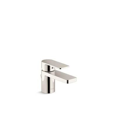 Kohler K-24804-4N-SN - Parallel Low Single-Handle Bathroom Sink Faucet, 0.5 Gpm