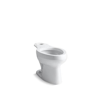 Kohler K-4303-0 - Wellworth Toilet Bowl With Pressure Lite Flush Technology, Less Seat