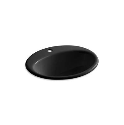 Kohler K-2905-1-7 - Farmington Drop-In Bathroom Sink With Single Faucet Hole