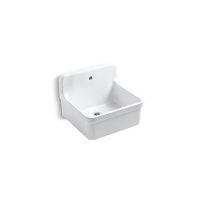 Kohler K-12784-0 - Gilforde 24'' X 22'' Bracket-Mount Scrub-Up/Plaster Sink With Single Faucet Hole
