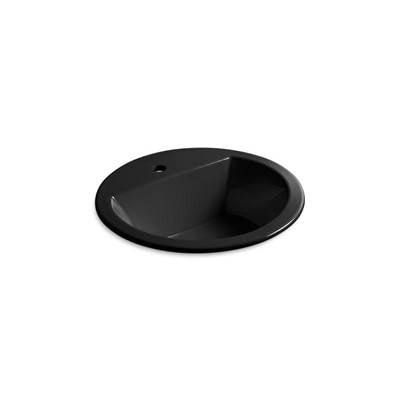 Kohler K-2714-1-7 - Bryant Round Drop-In Bathroom Sink With Single Faucet Hole