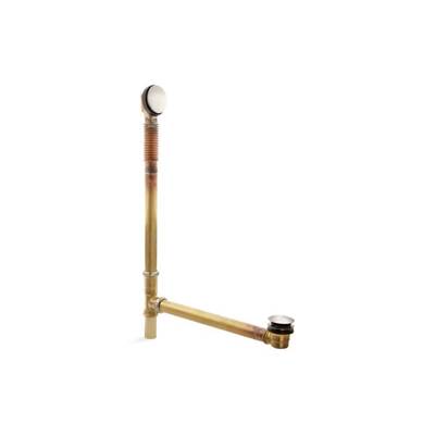 Kohler K-7265-BN - Clearflo Brass Toe Tap Bath Drain