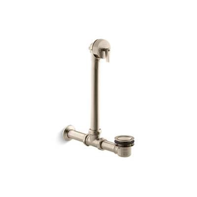 Kohler K-7104-BV - Iron Works Exposed Bath Drain For Above-The-Floor Installation