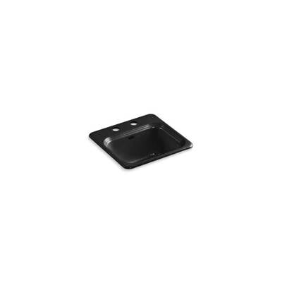 Kohler K-6579-2-7 - Northlande 15'' X 15'' X 7-5/8'' Top-Mount Bar Sink With 2 Faucet Holes
