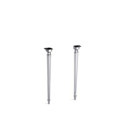 Kohler K-6839-CP - Kathryn Octagonal Tapered Brass Table Legs