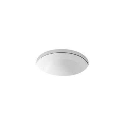 Kohler K-29000-0 - Caxton 16-1/4'' Round Undermount Bathroom Sink, No Overflow