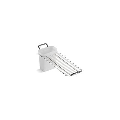 Kohler K-6194-ST - Riverby Utility Rack With Soaking Cup