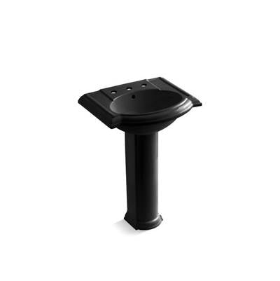 Kohler K-2286-8-7 - Devonshire 24'' Pedestal Bathroom Sink With 8'' Widespread Faucet Holes