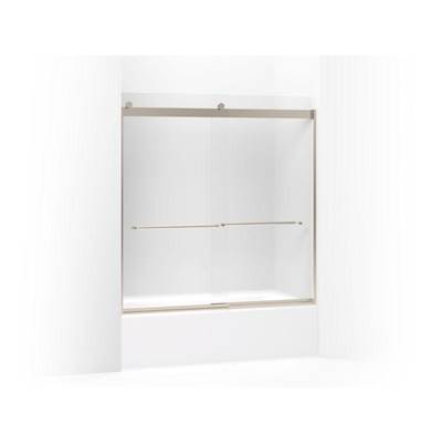 Kohler K-706004-D3-ABV - Levity Sliding Bath Door, 62'' H X 56-5/8 - 59-5/8'' W, With 1/4'' Thick Frosted Glass