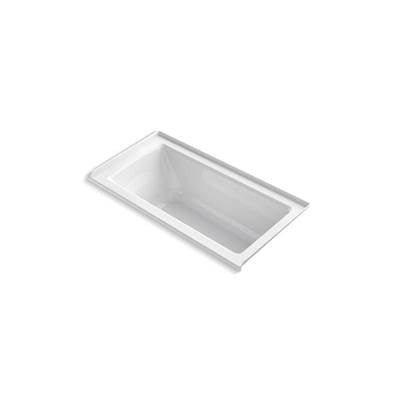 Kohler K-1946-RW-0 - Archer 60'' X 30'' Alcove Bath With Bask Heated Surface, Integral Flange, And Right-Hand Drain