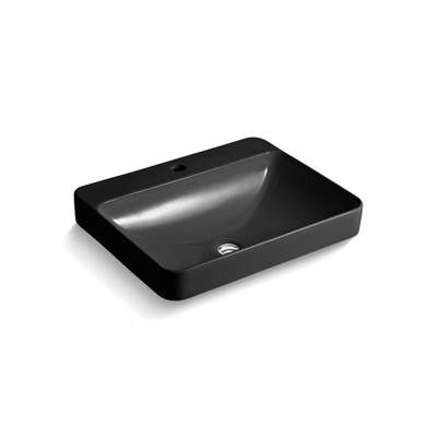Kohler K-2660-1-7 - Vox Rectangle Vessel Bathroom Sink With Single Faucet Hole