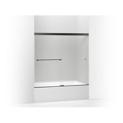 Kohler K-707000-D3-ABZ - Revel Sliding Bath Door, 55-1/2'' H X 56-5/8 - 59-5/8'' W, With 1/4'' Thick Frosted Glass