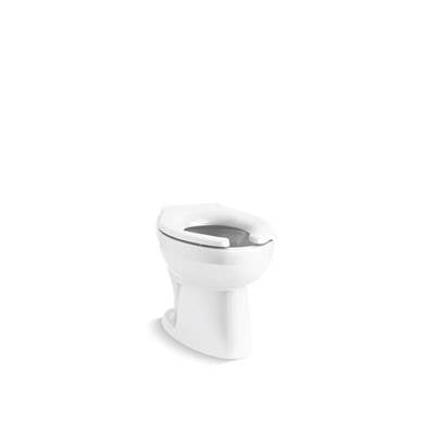 Kohler K-96054-0 - Wellcommee Ultra Floor-Mount Rear Spud Flushometer Bowl