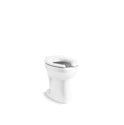 Kohler K-96058-0 - Highcliffe Ultra Floor-Mount Rear Spud Flushometer Bowl