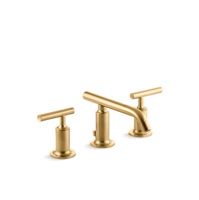 Kohler K-14410-4-2MB - Purist Widespread Bathroom Sink Faucet With Lever Handles, 1.2 Gpm