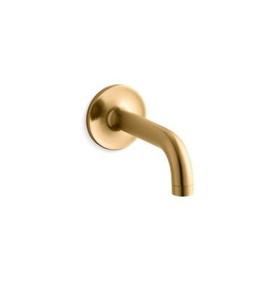 Kohler K-14427-2MB - Purist Wall-Mount Non-Diverter Bath Spout, 90-Degrees