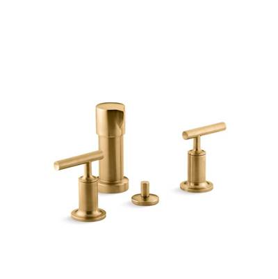 Kohler K-14431-4-2MB - Purist Vertical Spray Bidet Faucet With Lever Handles