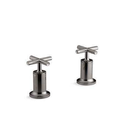 Kohler K-T14429-3-TT - Purist Deck- Or Wall-Mount Bath Faucet Handle Trim With Cross Design