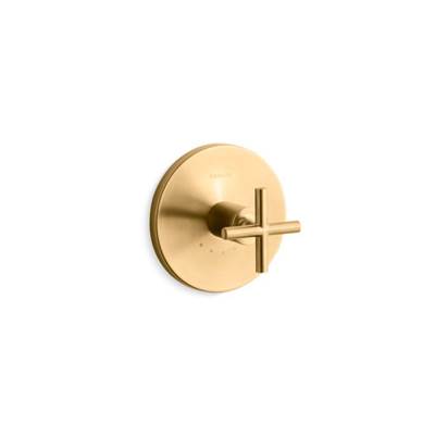 Kohler K-T14488-3-2MB - Purist Mastershower Temperature Control Valve Trim With Cross Handle