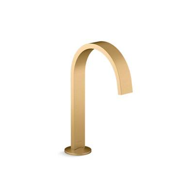 Kohler K-77968-2MB - Components Bathroom Sink Spout With Ribbon Design, 1.2 Gpm